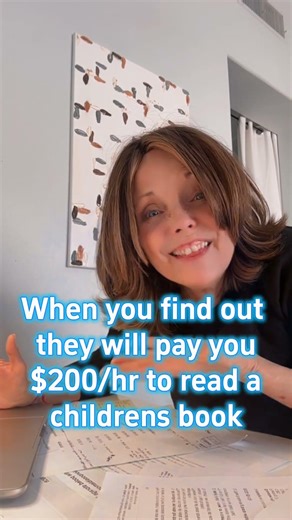 How to get paid for reading children's books!