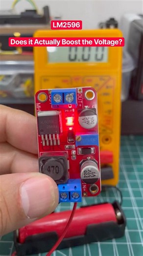 LM2596 Boost Converter: Can It Increase 3.7V to 12V Under Load? 🔥 #diyelectronics