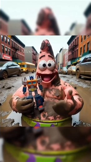 finally patrick gets transformer! #AIAnimation #aianimation #aigenerated #patrick