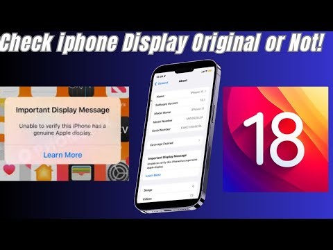 How To Check Iphone Display Is Original Or Not