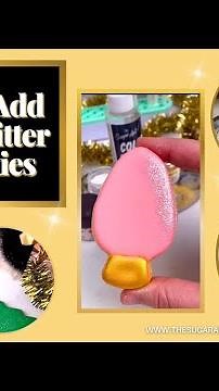How To Add Edible Glitter To Cookies