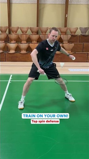 Top Spin Defense Nobody Teaches You #badminton