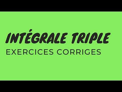 Intégrale Triple : Changement de variables.