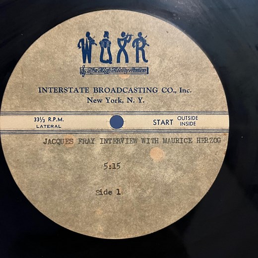 Jacques Fray, Maurice Herzog - Jacques Fray Interview With Maurice Herzog