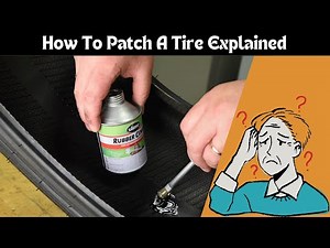 Patch Your Car Tire in 5 Minutes!