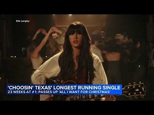 'Choosin' Texas' becomes longest-running No. 1 hit of all time