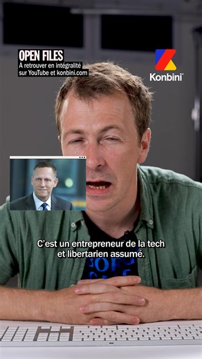 14K views · 38 reactions | Qui est Peter Thiel ? Comment cet entrepreneur spécialisé dans les Big Data met-il ses compétences au service de Trump pour traquer et déporter les immigrés ? On s'est penché sur l'influence grandissante des "techbros" de la Silicon Valley sur la démocratie américaine. Un reportage OPEN FILES à retrouver en intégralité sur notre chaîne YouTube.  : https://youtu.be/A-tHMViRwKM | Konbini | Facebook