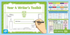 Year 4 Writer's Toolkit Booklet