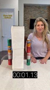 How Fast Can You Stack These Cans? #shorts #challenge #test