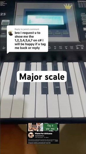 C sharp major scale and chords easy explanation #pianotutorial #pianolessons