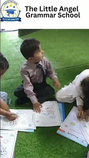 Students Group Study Session | Collaborative Learning in Classroom #thelittleangelgrammarschool