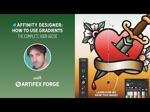 How to Use Gradients in Affinity | Affinity Gradient Tool & Gradient Color Swatch Tutorial