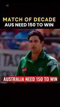 Match of decade PAK vs Aus 1997#youtubeshorts #cricketshorts #cricket #crickethighlights