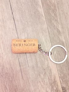 Wine Cork Key Chain That Floats Handmade Floats in Water - Etsy