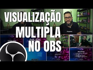 VISUALIZAÇÃO MULTIPLA NO OBS(PREVIEW)!!! Ativando e configurando (MULTI-TELAS/MULTIPLE VIEW)