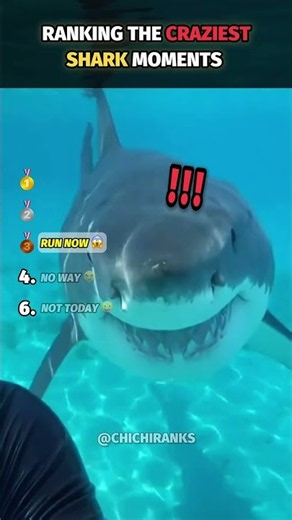 Ranking The Craziest Shark Moments 🦈😳 #shorts #sharks #usa