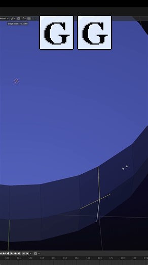 Edge slide in blender