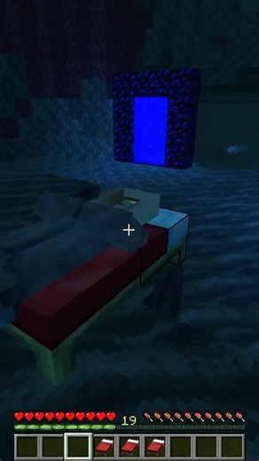 Villagers can sleep in the nether… in Minecraft