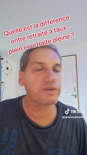 Différence entre retraite à taux plein et retraite pleine