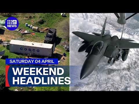 Police arrest alleged Freeman associates; US fighter jet downed in Iran | 9 News Australia