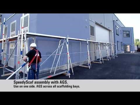 Layher AGS - Enhanced safety at the top scaffolding level