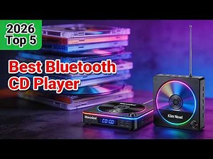 Top 5 Best Portable CD Players in 2026 | Best Bluetooth CD Player 2026