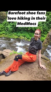 Hiking in nature! #medmocs #barefoot #BarefootShoes | Medieval Moccasins