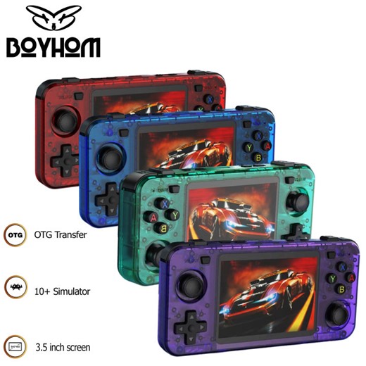 NEW BOYHOM R36H Retro Handheld Console Open-Source ARKOS Classic Game Consoles 3.5 inch HD IPS Screen Portable Video Player 128G | Lazada PH