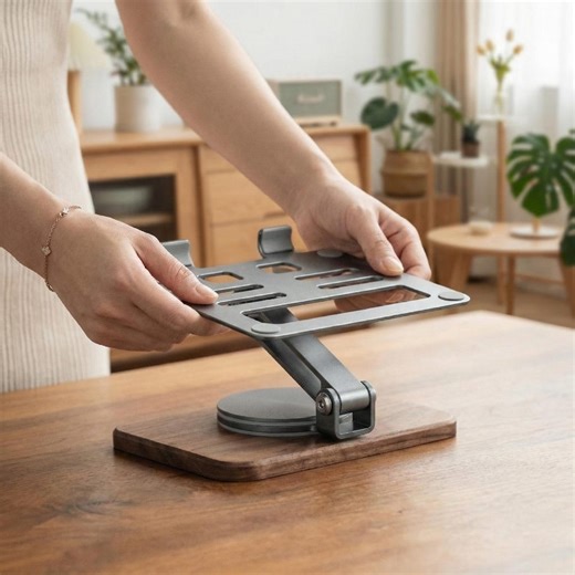 Adjustable Tablet Stand - Wooden Base Phone & Tablet Holder - Metal Desk Stand for Home Office - Study - Workspace - Etsy