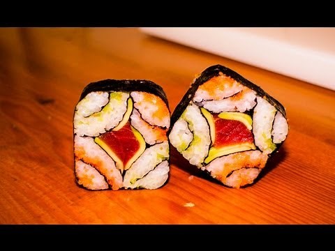 Mosaic Sushi Roll Recipe - Japanese Food Recipe