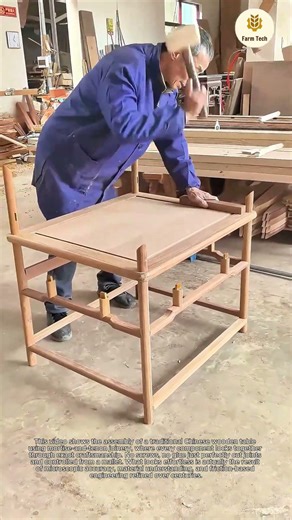 Assembling a Table: Oddly Satisfying: The Perfect Fit of Ancient Chinese Wood Joinery
