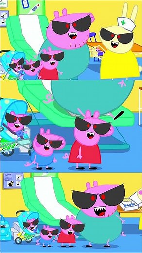 Peppa Pig’s Monster Family Cricket Match! 🏏😱 | Monster How Should I Feel Meme #funny #animation