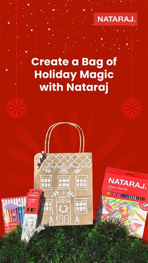 Nataraj on Instagram: "Turn your wishes into something creative with Nataraj. #NatarajGlobal #Nataraj #HindustanPencils #holidayseason #Christmas #art #joy #painting #winterdays"