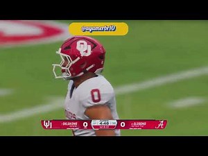 EA Sports College Football 26 PS5 Gameplay | Alabama Crimson Tide vs Oklahoma Sooners