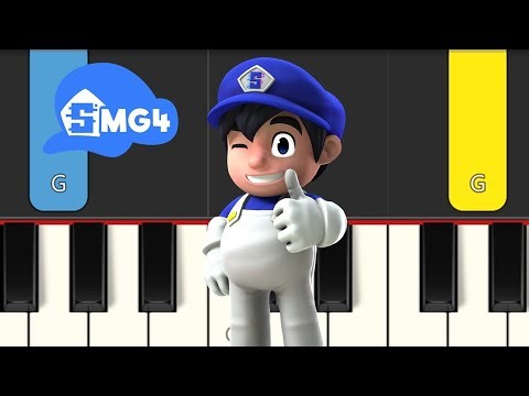 SMG4 Outro Song - PIANO TUTORIAL