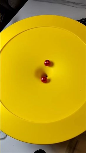 Marble run 🧶Red Balls. Slow motion#dominogirl #marblerun