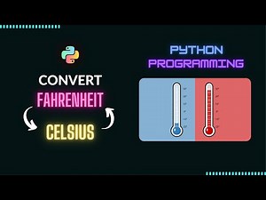 Convert Temperature form Fahrenheit to Celsius and vice versa- Python Programming(In just 11 lines!)