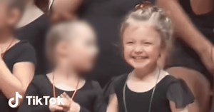 Emmy Krow, 3, goes viral after Internet ADORES her reaction on spotting her family at first dance recital