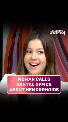 Elvis Duran & The Morning Show on Instagram: "Ma’am this is a very different type of cavity search…🦷🪥 @iheartradio Hilarious phone tap! 🤣 Watch as a woman calls a dental office to ask about hemorrhoid treatment, leaving the staff completely confused! 😂 If you love prank calls, comedy videos, and viral phone call fails, this one’s for you! Don’t forget to like, comment, and share for more content!"