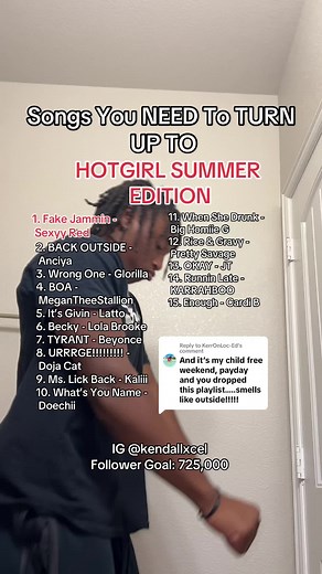 Replying to @KerrOnLoc-Ed Songs for HOT GIRL SUMMER that you need #Inverted #sexyyred #fakejammin #hotgirlsummer #music