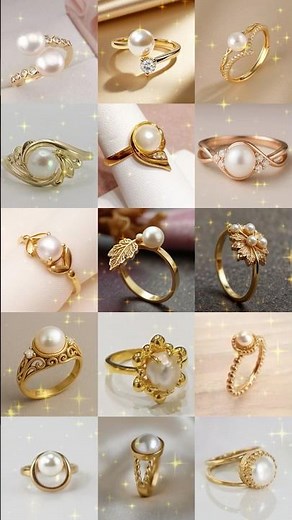 Elegant Pearl Rings in Gold | Timeless Luxury Jewellery Designs Gold Palace Jewellers