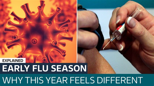 Early flu season: Why does this year's influenza feel particularly bad? - Latest From ITV News