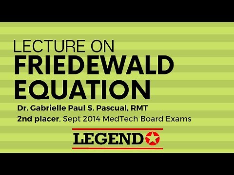 Friedewald Equation | Legend Review Center