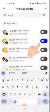 HOW ADD BITCOIN BTCB OF BINANCE SMART CHAIN