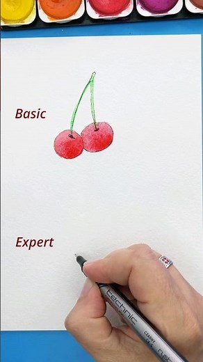 Draw a REALISTIC Cherry in Minutes!