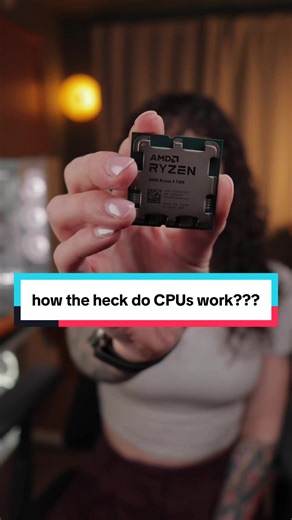 How does a CPU work? #pcbuild #techtips #tiktoklearningcampaign #tech #pcgaming