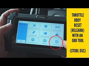 How To Reset A Throttle Body With An OBD Scan Tool