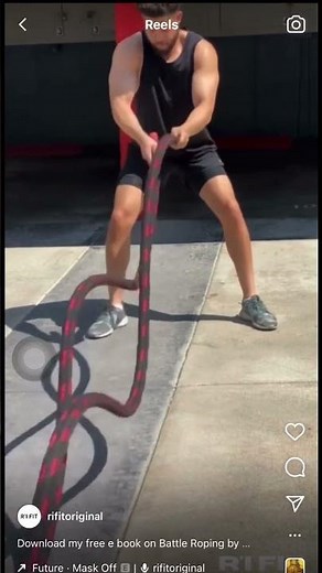 How to battle rope exercise at home with #battleropes