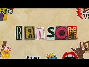 Ransom Note Letters Text Animation - After Effects Template