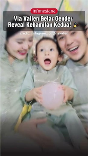 Via Vallen Holds Gender Reveal for Second Pregnancy! 🎉 #viavallen #celebritynews